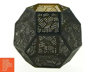 Dekorativ metal lysestage (str. 11,5 cm)