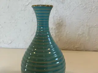 Turkis glaseret vase