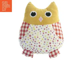 Ugleformet pude med prikker (str. 30 x 24 cm)