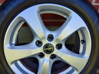 Borbet alufælge med Goodyear sommerdæk
