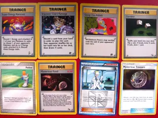 Pokemon kort: 8 forskellige Trainer kort (41)