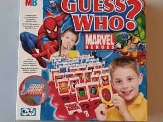 Guess who? (hvem er hvem) med Marvel heltene