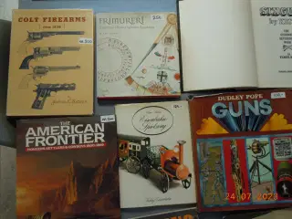 Bøger om våben , det vilde vesten,  historie, M.V.
