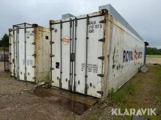 Container / tørrekammer til brænde - 2 styks