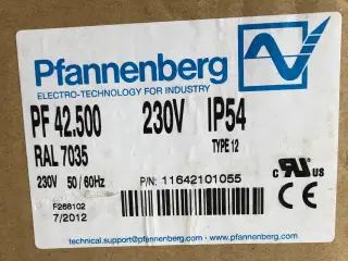 Pfannenberg Installations kabinet blæser