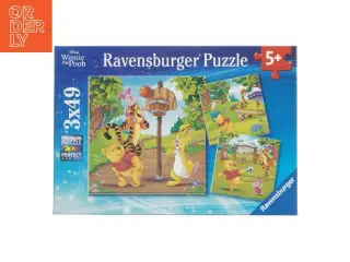 Disney 'Peter Plys' puslespil fra Ravensburger (str. 3 x 49 prikker)