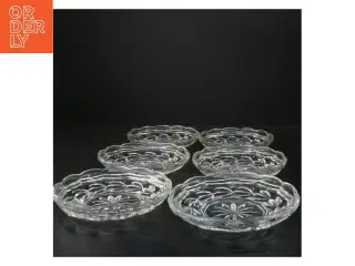 Glas asietter - desserttallerkener (str. Ø 15 cm)