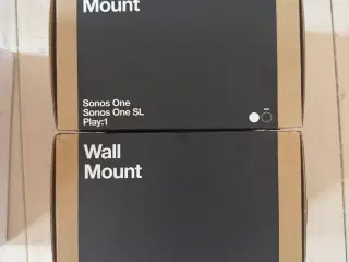 2 Sonos vægbeslag for Sonos One, One SL og Play:1