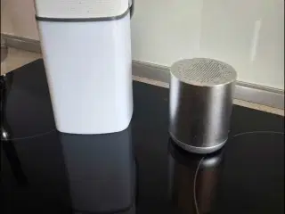 Små højtalere, der kan tages med på tur