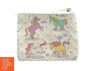 Taske med unicorn motiv (str. 11 x 9 cm)