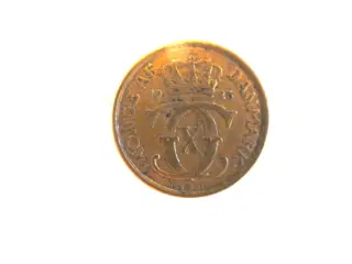 Dansk 1/2 krone fra 1925 (halvkrone)