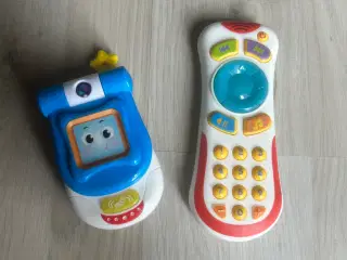 Spilletelefon og TV-fjerbetjening