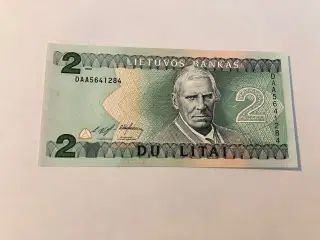 2 Litai 1993 Lithuania