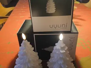 Stearin led juletræ 