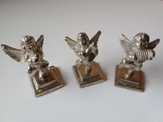 Englefigurer i metal - sæt 3 stk.
