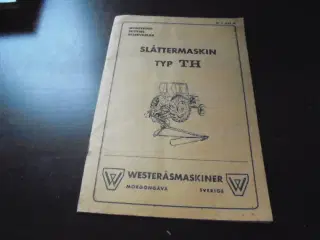 Traktordrevet Slåttermaskin fra Westeråsmaskiner  