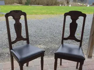 To stk ældre spisebordsstole 
