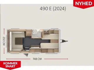 2024 - Tabbert Pantiga 490 E   NYHED Tabbert PANTIGA 490 E Kommer i oktober måned