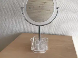 Make Up spejl, 2 sidet og med forstørrelse