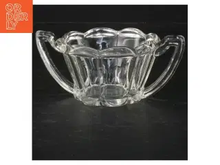 Glasskål med håndtag (str. 15x6 cm)