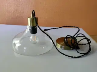 Loftlampe i glas 