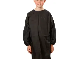 Malerkittel, L: 81 cm, str. 7-12 år, sort, 1 stk.