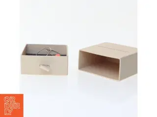 Øreringe med hjertevedhæng (str. 4 cm)