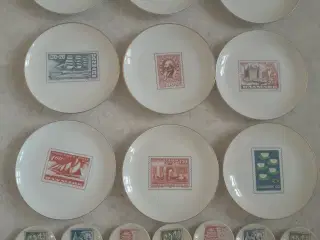 Frimærke platter