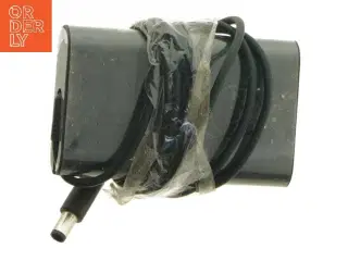 Strømforsyning til bærbar computer fra Dell (str. 10,5x6,5 cm)