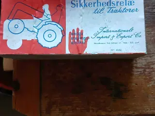 Sikkerhedsrelæ til traktor 