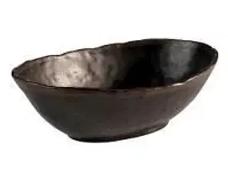 1 stk. Skål melamin sort B275 x D190 x H90 mm 1,4 ltr.