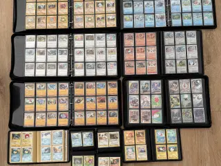 Stor samling Pokémon kort (moderne og vintage)