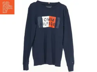 Langærmet T-shirt med Tommy Hilfiger logo fra Tommy Hilfiger (str. 152)