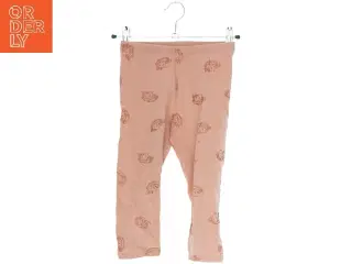 Lyserøde leggings med æble print fra H&M (str. 128)