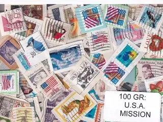 U.S.A. 100 g. Mission - Tæt Klip + Lidt afvaskede - Hjemkommet 1 - 3 - 22