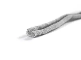 Spaghetti Garn, L: 35 M, grå, 100g/ 1 ngl.