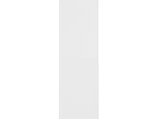 Klædeskab 90x52x200 cm konstrueret træ hvid