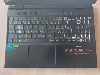 Acer gamer bærbar m. 8 Gb 4060 grafikkort