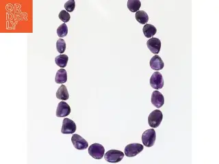 Amethyst halskæde (str. 50 cm)