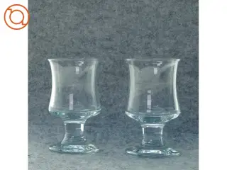 2 skibsglas fra Holmegaard (str. 15 x 9 cm)