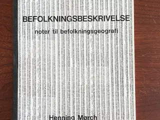 Befolkningsbeskrivelse - noter til befolkningsgeog