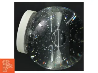 Glaskugle bordlampe fra S T A R (str. 15x15 cm)