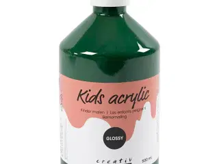 Akrylmaling Blank, mørk grøn, 500ml/ 1 fl.