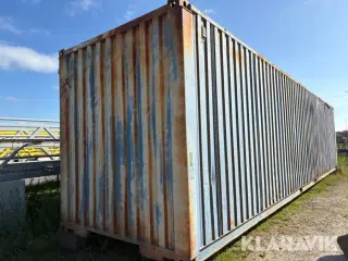 Container med indretning