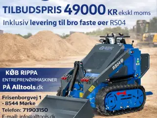 Rippa minilæsser Kubota motor 