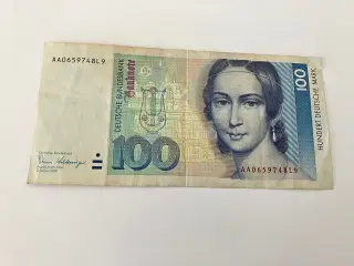 100 Deutsche Mark 1989