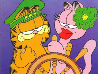 Garfield nr.5, Glad-Blad. 1988