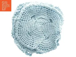 Hæklet bordskånere sæt (str. 14x14 cm)