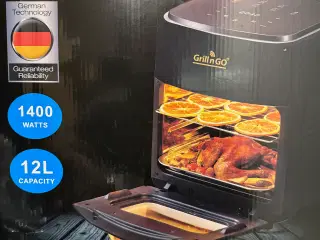 Grill n GO, Air Fryer XXL, 12L, 1400W, helt ny