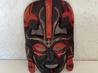 Afrikansk træmaske